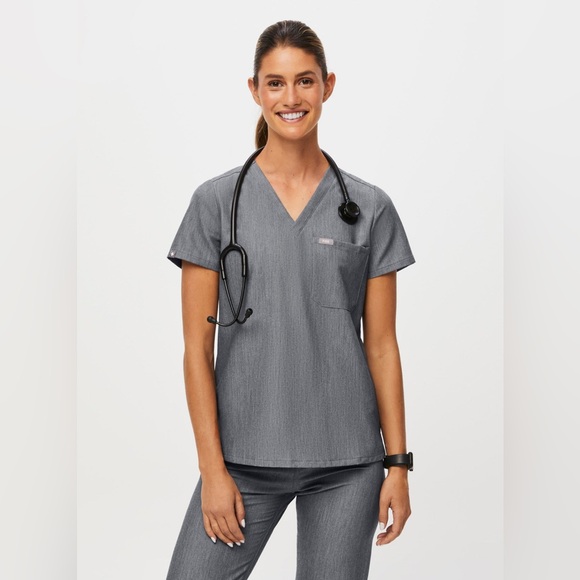Figs Graphite Catarina Scrub Top XXL - Picture 1 of 6